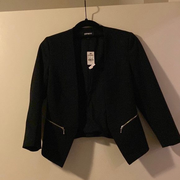 NWT Express Black Blazer - 0 - Picture 1 of 4